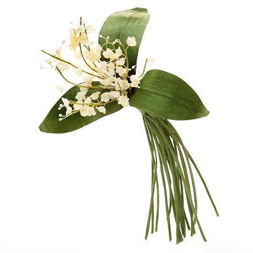 Karin's Garden 5" Lily of The Valley Pin Brooch Millinery Available with or without pin