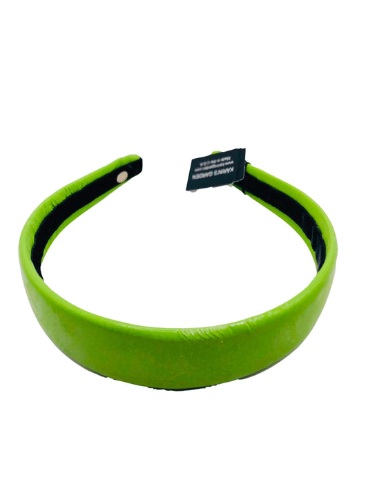 Karin's Garden 1 インチ パテント レザー ヘッドバンド。米国で手作りされています。