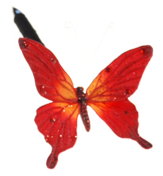 Karin's Garden 3" Butterfly Ink Pen Handmade in the USA Bendable Wings - A Happy Pen - Great Gift Item