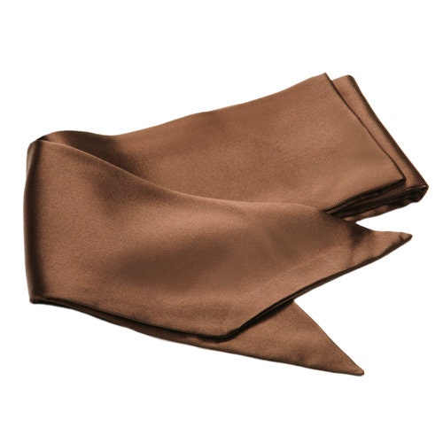 Karin's Garden Silk Brown Belt, Sash, Head Wrap, Tie Around a Hat.  Several Uses. Handmade in the USA.  63 long x 3.75 wide